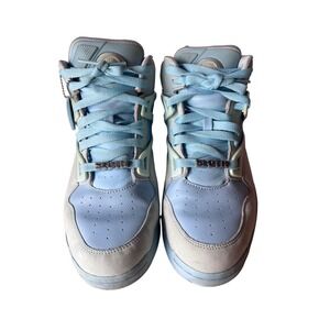 Reebok Pump Omni Mens 10 Light Blue Sloth Hexalite